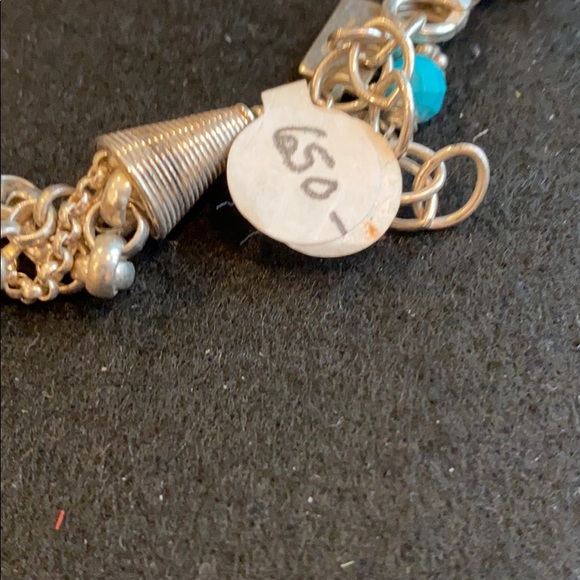 Turquoise and sterling silver necklace - Picture 8 of 11